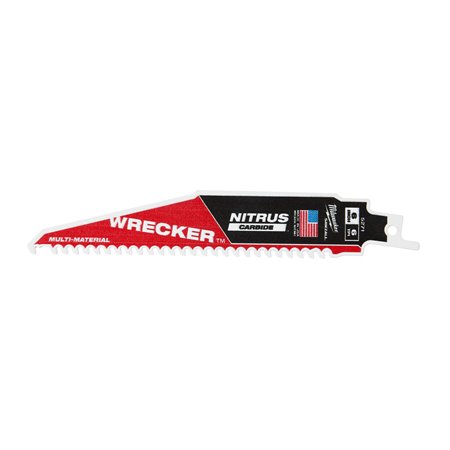 Hoja Sable THE WRECKER™ NITRUS Carbide 150mm 6Tpi - 5uds