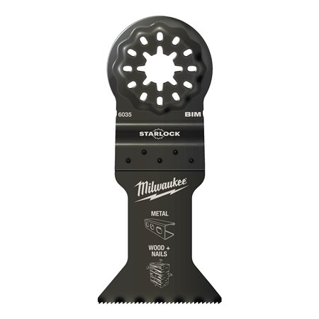 Cuchilla de incisión Bimetál 43x47mm para madera con clavos MILWAUKEE Ref.48906035