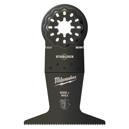 Cuchilla de incisión Bimetál 65x42mm para madera con clavos - 50uds MILWAUKEE Ref.48906527