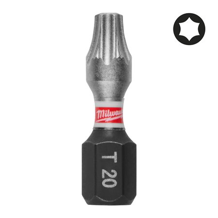 Punta Shockwave Tx20 x25mm - 3uds MILWAUKEE Ref.4932500363