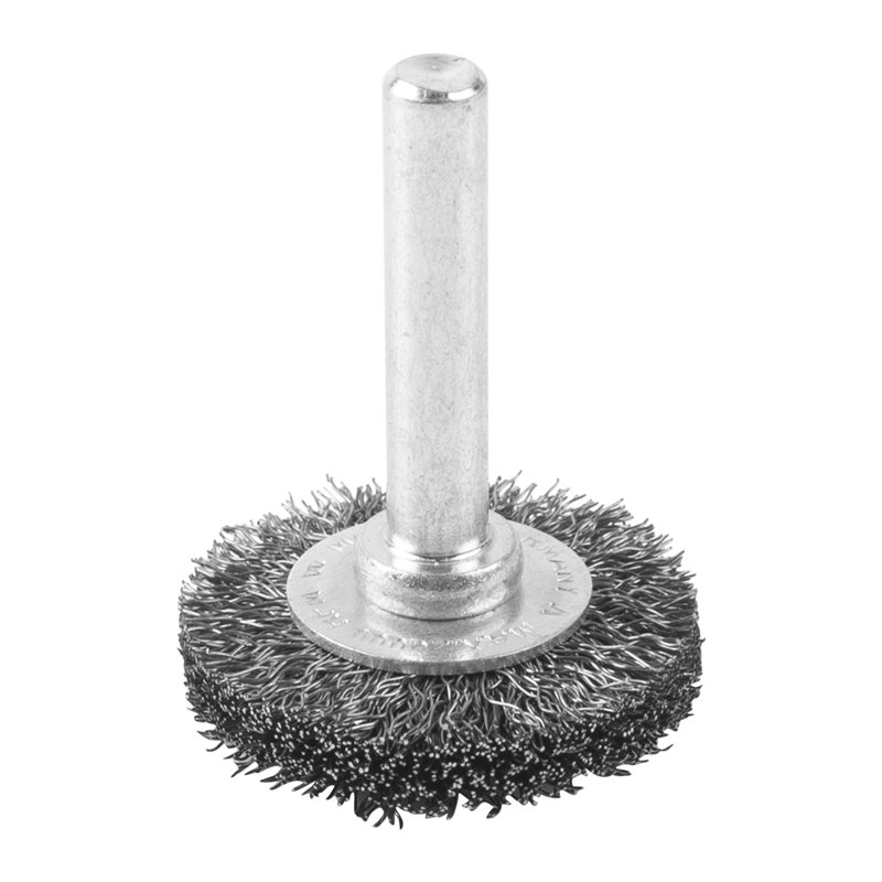 Cepillo Alambre circular ondulado 6mm 30x6 acero 0,2mm - 3uds MILWAUKEE Ref.4932501699