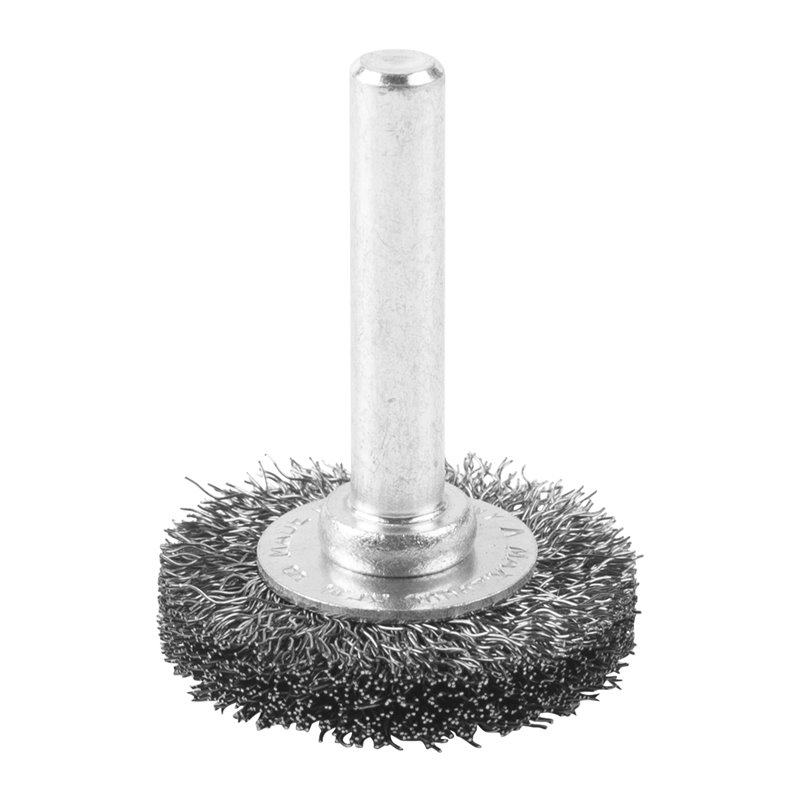 Cepillo Alambre circular ondulado 6mm 30x6 acero INOX. 0,2mm - 3uds MILWAUKEE Ref.4932501700