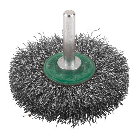 Cepillo Alambre circular ondulado 6mm 60x13 acero INOX. 0,3mm - 3uds MILWAUKEE Ref.4932501706