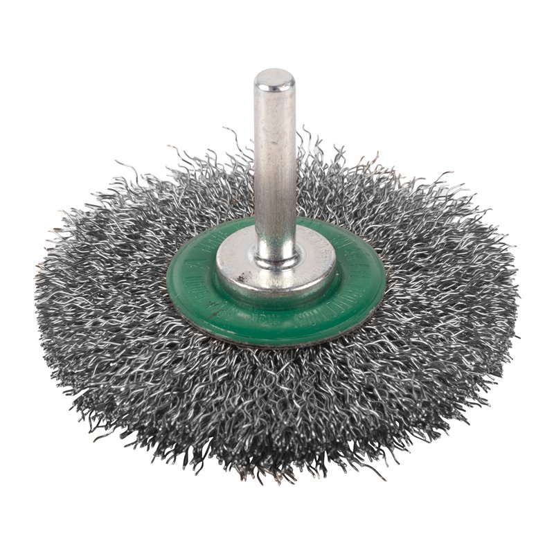 Cepillo Alambre circular ondulado 6mm 70x9 acero INOX. 0,3mm - 3uds MILWAUKEE Ref.4932501708