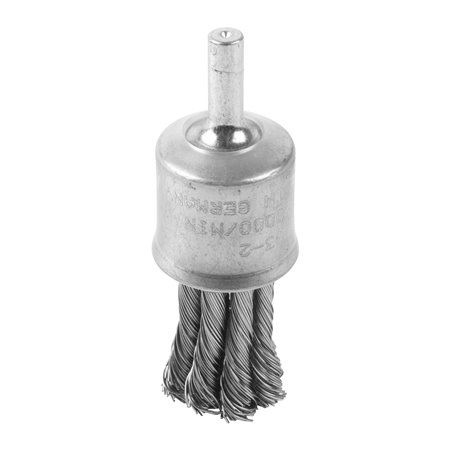 Cepillo Alambre de acabados trenzado 6mm 22x28x72 acero INOX. 0,35mm - 3uds MILWAUKEE Ref.4932501733