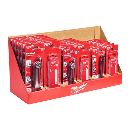 Expositor mostrador de cúters y cuchillas MILWAUKEE Ref.4932480487