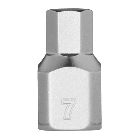Vaso destornillador corto 1/4" 7mm hex. MILWAUKEE Ref.4932500479