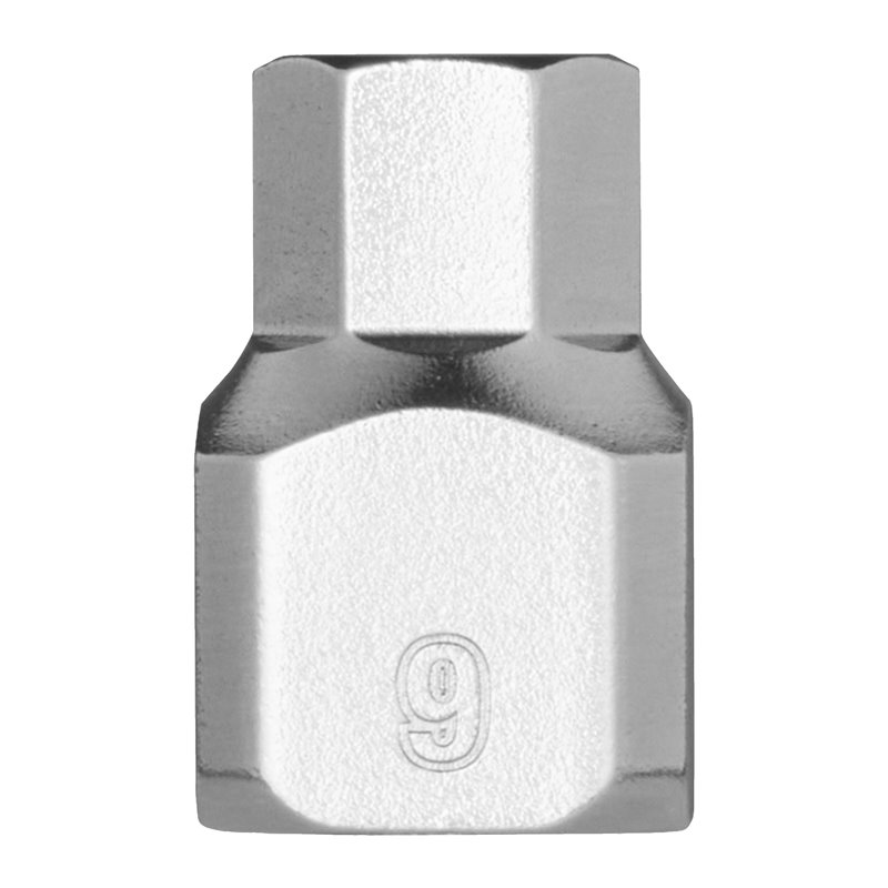 Vaso destornillador corto 1/4" 9mm hex. MILWAUKEE Ref.4932500481