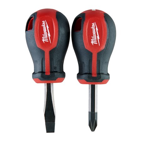 Juego de destornilladores Stubby - 2pc MILWAUKEE Ref.4932471810