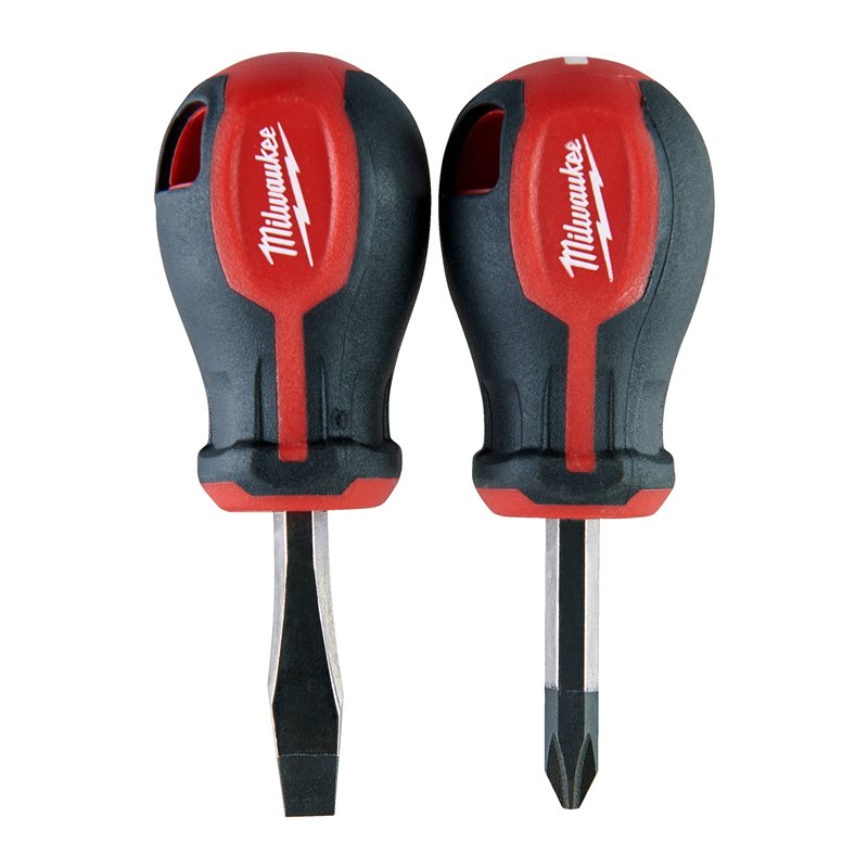 Juego de destornilladores Stubby - 2pc MILWAUKEE Ref.4932471810