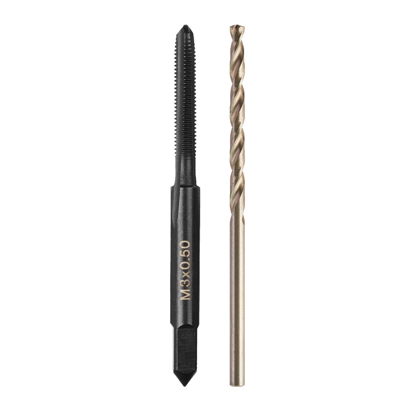 Juego de macho de roscar M3x0,5mm y broca de 2,5mm MILWAUKEE Ref.4932500634