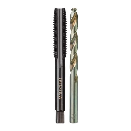 Juego de macho de roscar M10x1,5mm y broca de 8,5mm MILWAUKEE Ref.4932500639
