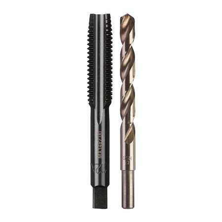 Juego de macho de roscar M14x2mm y broca de 12mm MILWAUKEE Ref.4932500641