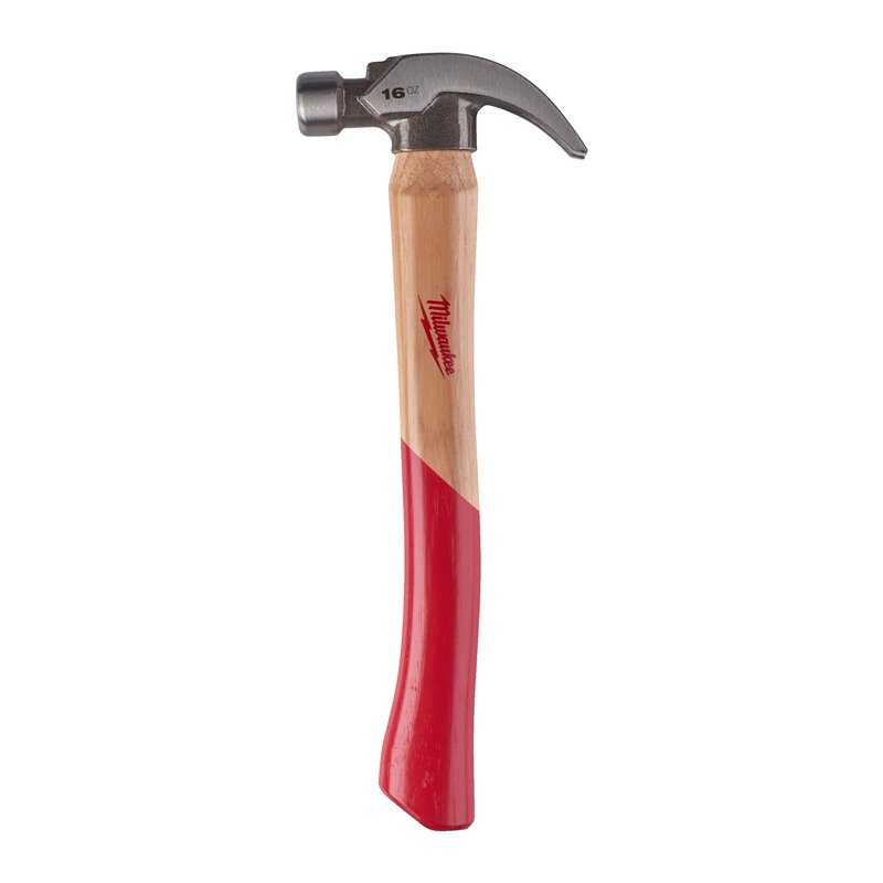 Martillo de uñas curvas y mango de nogal 450g MILWAUKEE Ref.4932478659