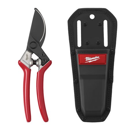 Tijera de poda de Bypass con funda de 25cm MILWAUKEE Ref.4932499679