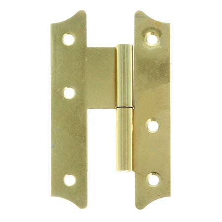 Pernio AMIG Mod. 396 Acero Latonado barnizado 69 x 56 mm Izquierda Pala desplazada