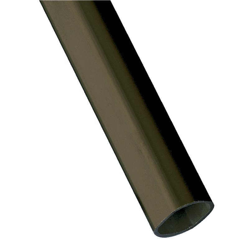 Tubo armario AMIG Mod. 1 Aluminio Bronce 20 x 18 x 1.5 mm 2 metros granel Semicircular