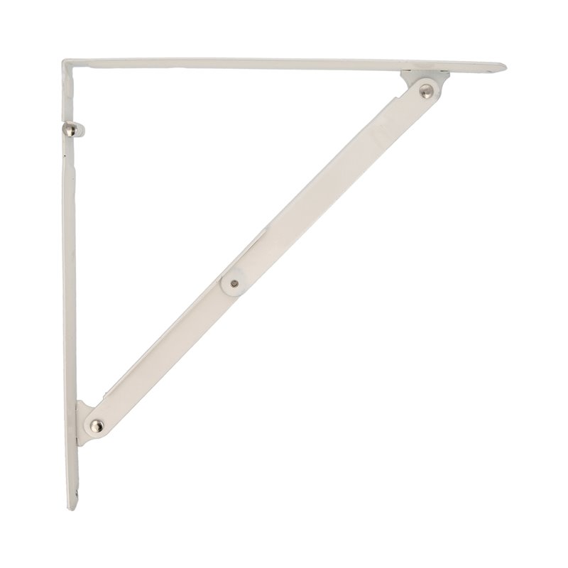 Palomilla abatible AMIG Mod. 3 Acero Blanco 400 x 400 mm Carga máxima 80 kg