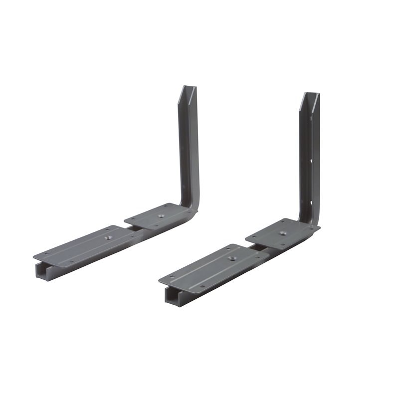 Soporte regulable AMIG Mod. 7 Aluminio Negro 300 x 370 x 200 mm Carga máxima 40 kg