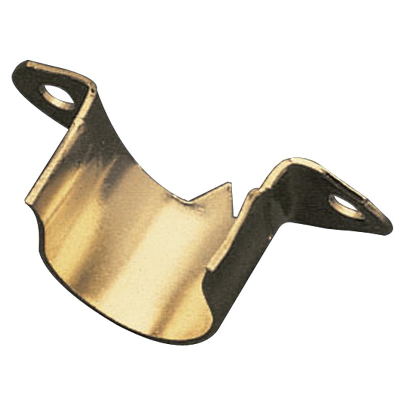 Soporte tubo armario AMIG Mod. 1 Acero Latonado barnizado Ø20 mm Lateral Redondo PARA MODELOS 1. 2  - Ref. 2172
