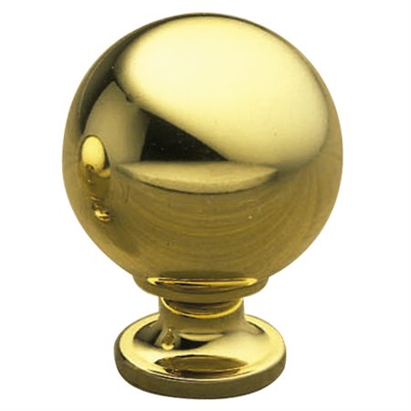 Pomo latón AMIG Mod. 330 Latón Pulido barnizado Ø20 mm