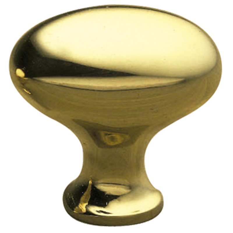 Pomo latón AMIG Mod. 370 Latón Pulido barnizado Ø30 mm