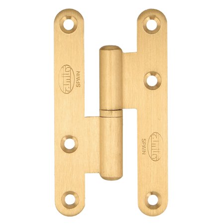 Pernio perfil laminado AMIG Mod. 405 Latón Mate 95 X 52 X 2.3 MM Izquierda