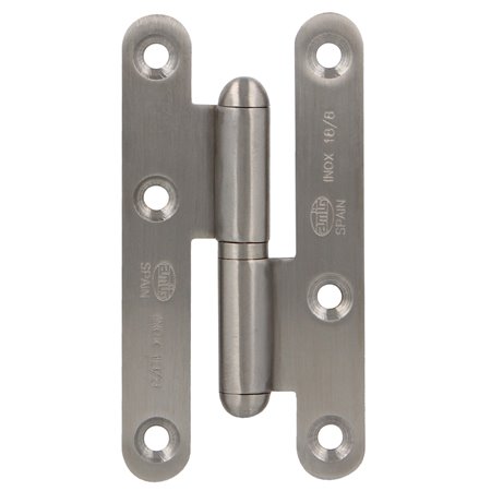Pernio AMIG Mod. 405 Acero inoxidable 18/8 Mate 95 x 52 x 2 mm Izquierda - Ref. 2538