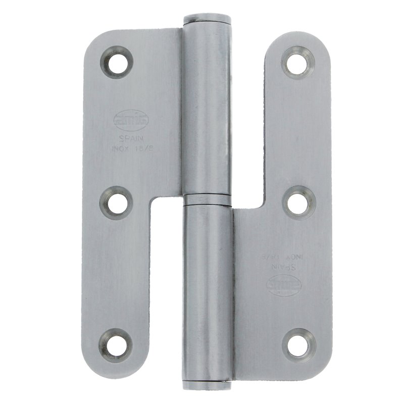 Pernio AMIG Mod. 421 Acero inoxidable 18/8 Mate 100 x 70 x 3 mm Izquierda