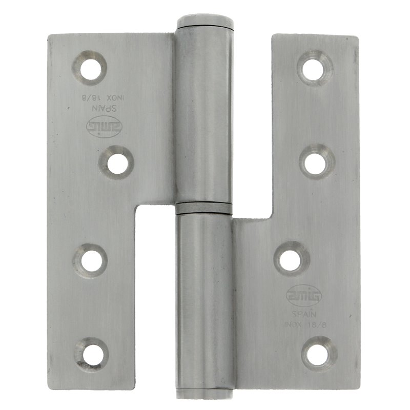 Pernio AMIG Mod. 426 Acero inoxidable 18/8 Mate 100 x 88 x 3 mm Izquierda