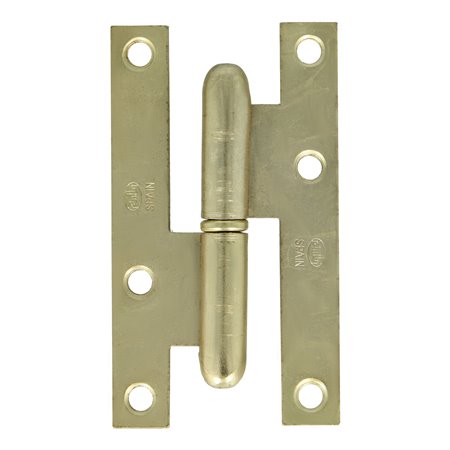 Pernio AMIG Mod. 403 Acero Latonado barnizado 95 x 52 x 2 mm Izquierda