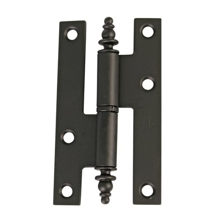 Pernio AMIG Mod. 406 Acero Negro 95 x 52 x 2 mm Izquierda