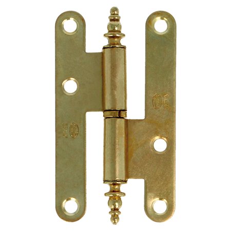 Pernio AMIG Mod. 408 Acero Latonado barnizado 95 x 54 x 2 mm Derecha