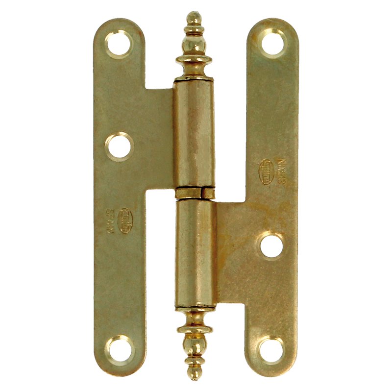 Pernio AMIG Mod. 408 Acero Latonado barnizado 95 x 54 x 2 mm Derecha