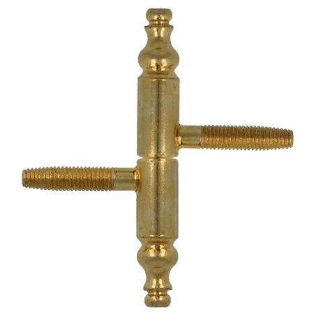 Pernio AMIG Mod. 50 Acero Latonado barnizado Ø9 mm Completo