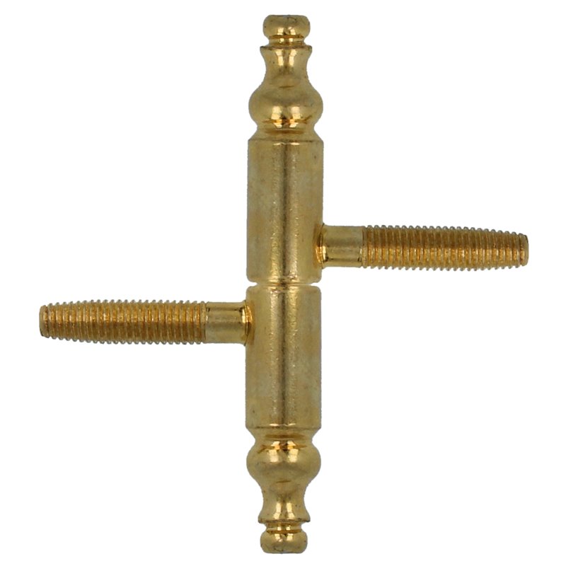 Pernio AMIG Mod. 50 Acero Latonado barnizado Ø9 mm Completo