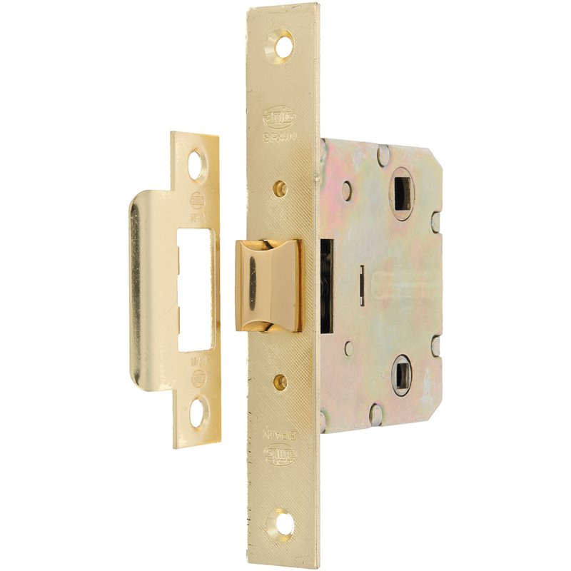 Pestillo AMIG Mod. 2100 Acero Latonado barnizado 50/47 mm - Ref. 2612