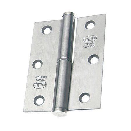 Pernio AMIG Mod. 424 Acero inoxidable 18/8 Mate 90 X 65 X 2.5 MM Derecha - Ref. 2631