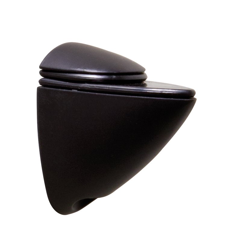 Soporte baldas AMIG Mod. 41 Zamak Negro 40 x 25 x 45 mm Carga máxima 4 kg Apertura 10 mm - Ref. 2645