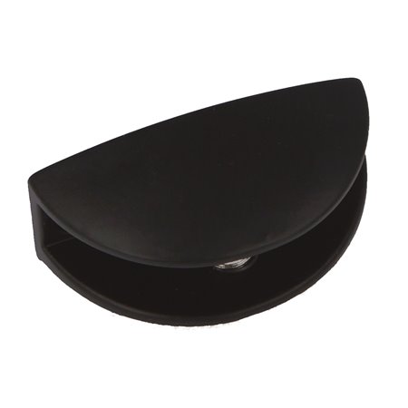 Soporte baldas AMIG Mod. 32 Zamak Negro 19 X 38 MM Carga máxima 4 kg Apertura 6 mm - Ref. 2656