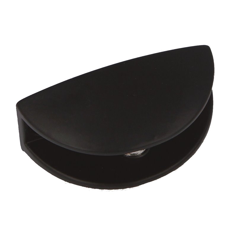 Soporte baldas AMIG Mod. 32 Zamak Negro 19 X 38 MM Carga máxima 4 kg Apertura 6 mm - Ref. 2656