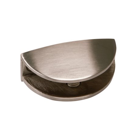 Soporte baldas AMIG Mod. 31 Zamak Níquel cepillado 23.5 X 50 MM Carga máxima 10 kg Apertura 10 mm - Ref. 2830