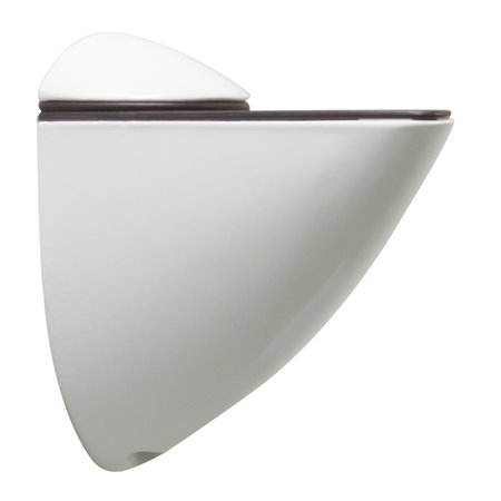 Soporte baldas AMIG Mod. 43 Zamak Blanco 105 x 45 x 100 mm Carga máxima 20 kg Apertura 40 mm - Ref. 2872