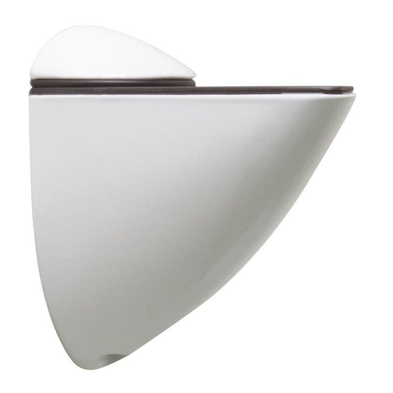 Soporte baldas AMIG Mod. 43 Zamak Blanco 105 x 45 x 100 mm Carga máxima 20 kg Apertura 40 mm - Ref. 2872
