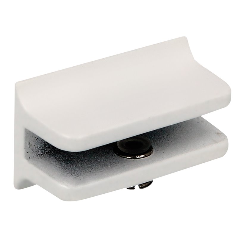 Soporte baldas AMIG Mod. 33 Zamak Blanco 25 x 50 mm Carga máxima 10 kg Apertura 10 mm - Ref. 2901