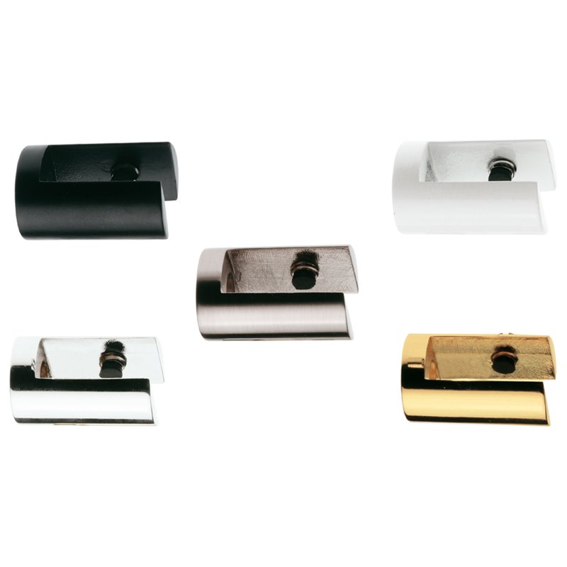 Soporte baldas AMIG Mod. 35 Zamak Cromado Ø20 x 30 mm Carga máxima 10 kg Apertura 10 mm - Ref. 2992