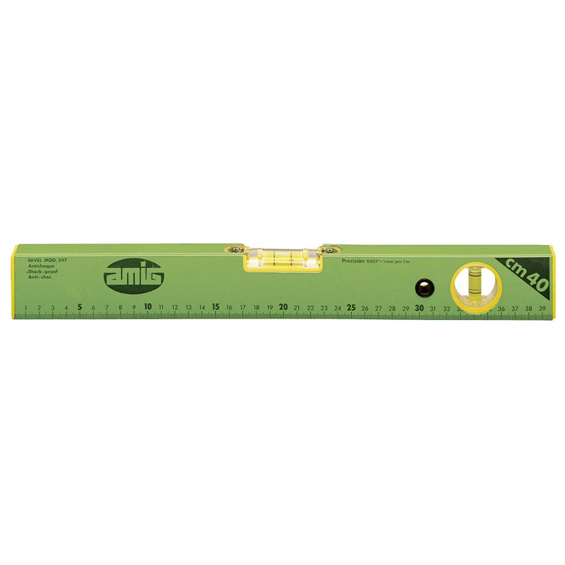 Nivel AMIG Mod. 247 Aluminio Verde 80 cm