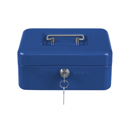 Caja caudales AMIG Mod. 2153 Acero Azul 150 x 110 x 70 mm