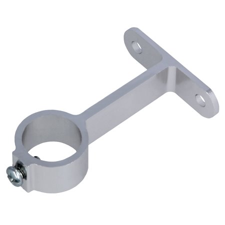 Soporte tubo armario AMIG Mod. 3 Aluminio Plata Ø16 mm Central Redondo - Ref. 3743