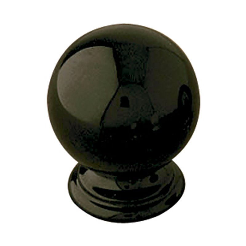 Pomo bola AMIG Mod. 60 Zamak Negro Ø25 mm